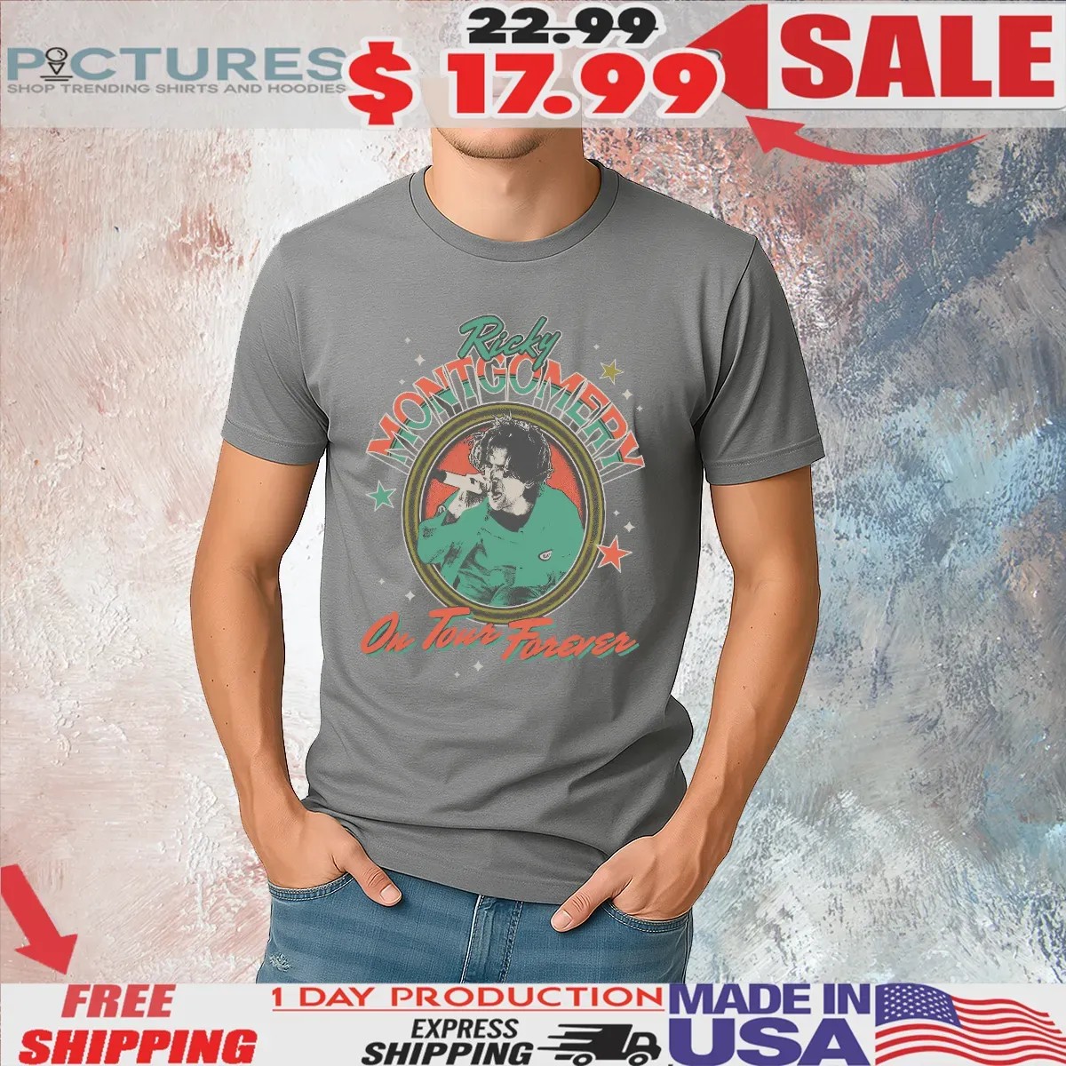 Ricky Montgomery On Tour Forever Schedule T Shirt Ricky Montgomery On Tour Forever Schedule T Shirt