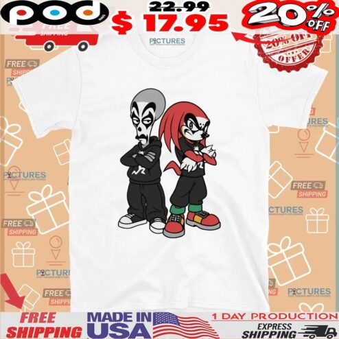 Roger American Dad Knuckles The Echidna Sonic The Hedgehog Mashup T Shirt