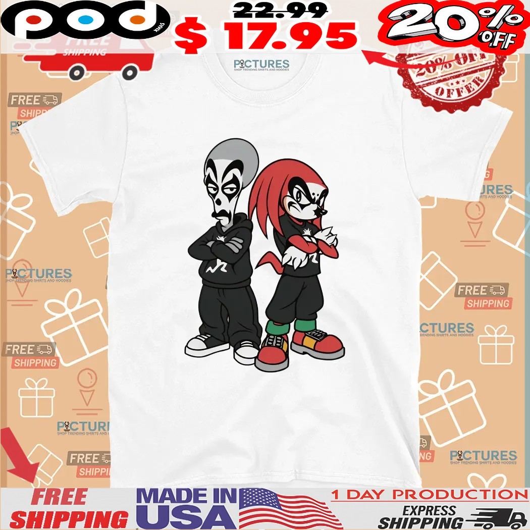 Roger American Dad Knuckles The Echidna Sonic The Hedgehog Mashup T Shirt