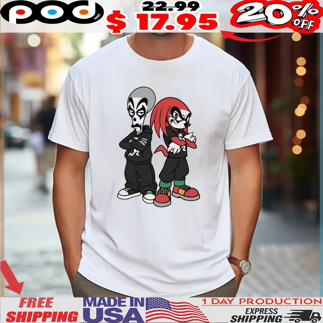 Roger American Dad Knuckles The Echidna Sonic The Hedgehog Mashup T Shirt