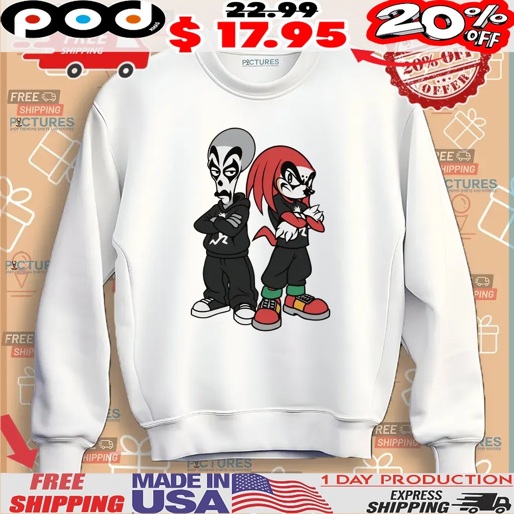 Roger American Dad Knuckles The Echidna Sonic The Hedgehog Mashup T Shirt