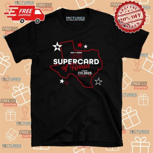 Roh Ring Of Honor Supercard Of Honor 2025 Arlington Texas Wrestling Event T Shirt