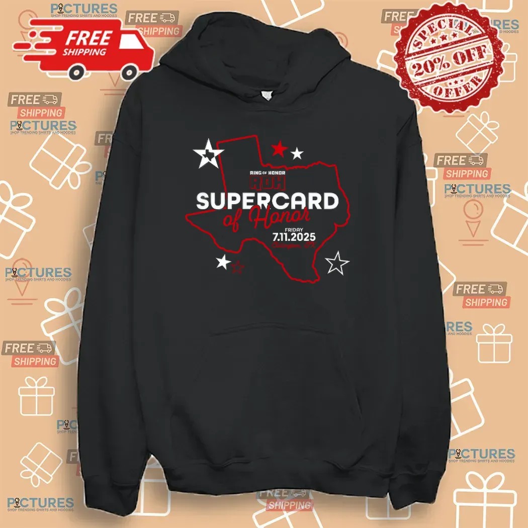 Roh Ring Of Honor Supercard Of Honor 2025 Arlington Texas Wrestling Event T Shirt