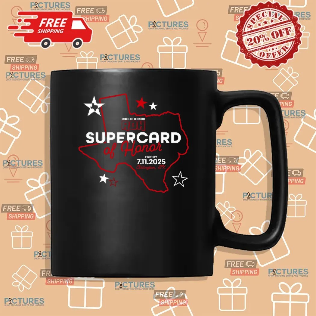 Roh Ring Of Honor Supercard Of Honor 2025 Arlington Texas Wrestling Event T Shirt