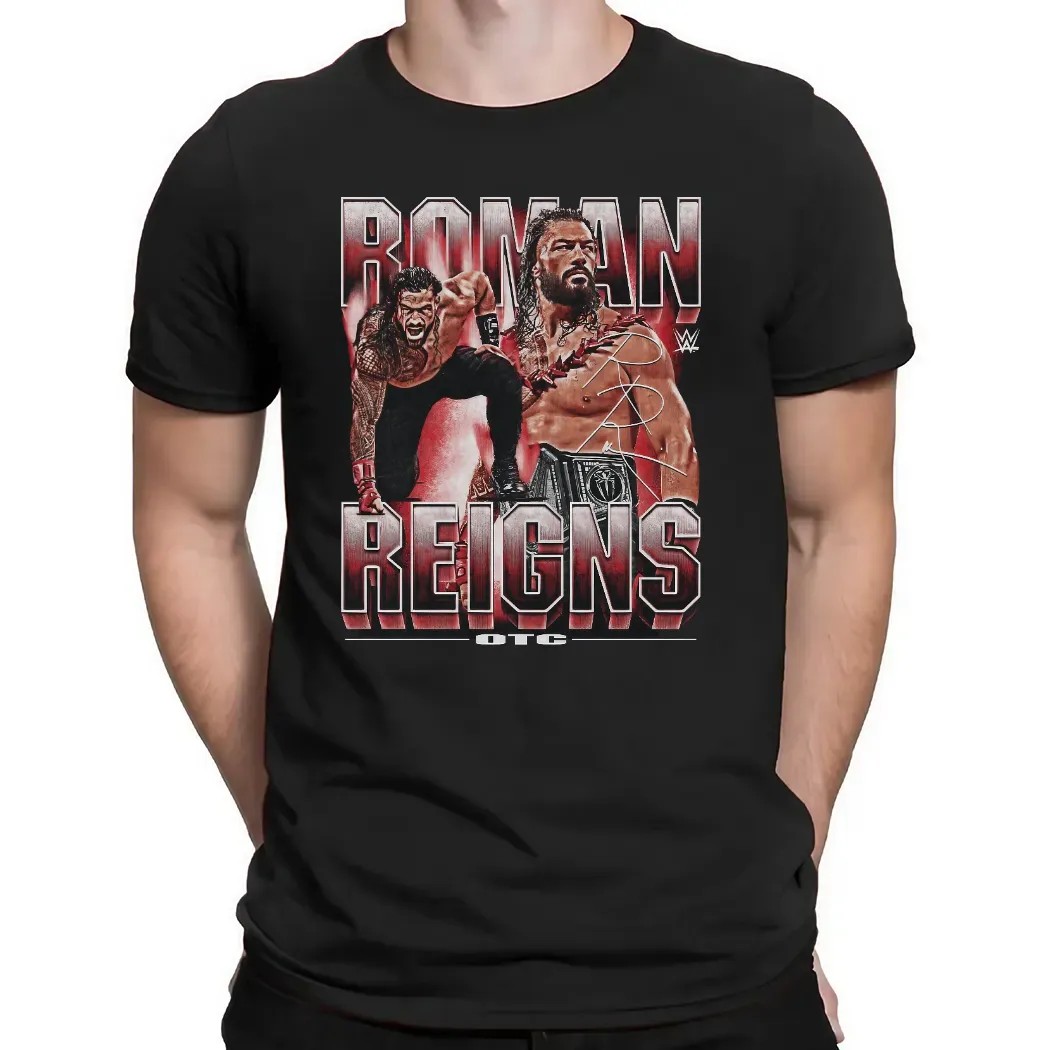 Roman Reigns Otc Signature Vintage Bootleg T Shirt