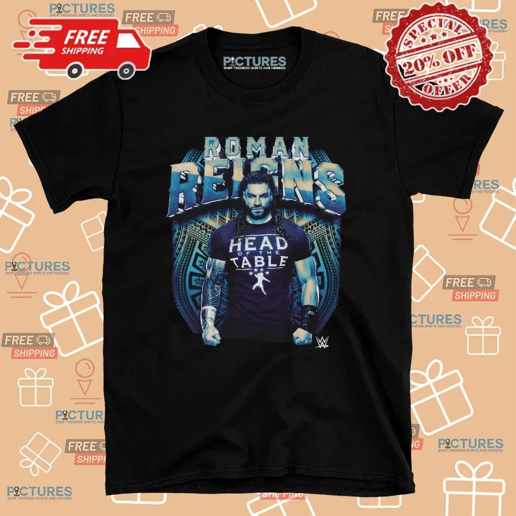 Roman Reigns Retro Bitmap Graphic T Shirt
