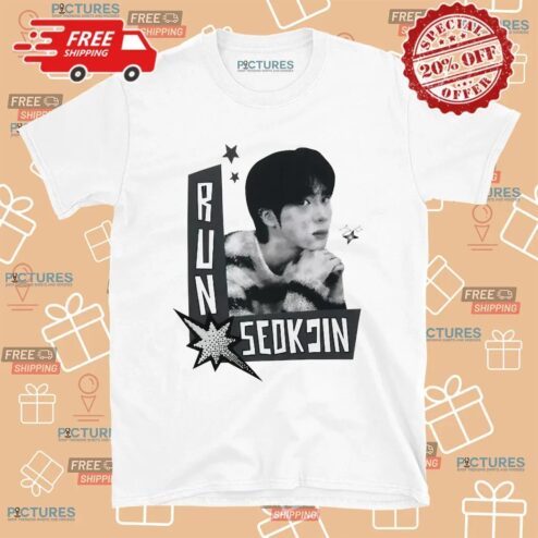 Run Seokjin Los Angeles 2025 Tour Double Sided T Shirt