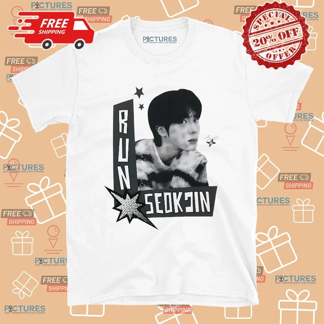 Run Seokjin Los Angeles 2025 Tour Double Sided T Shirt