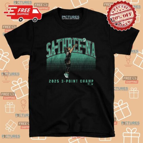 Sabrina Ionescu 2025 Sa-Three-Na 3-Point Champ T Shirt