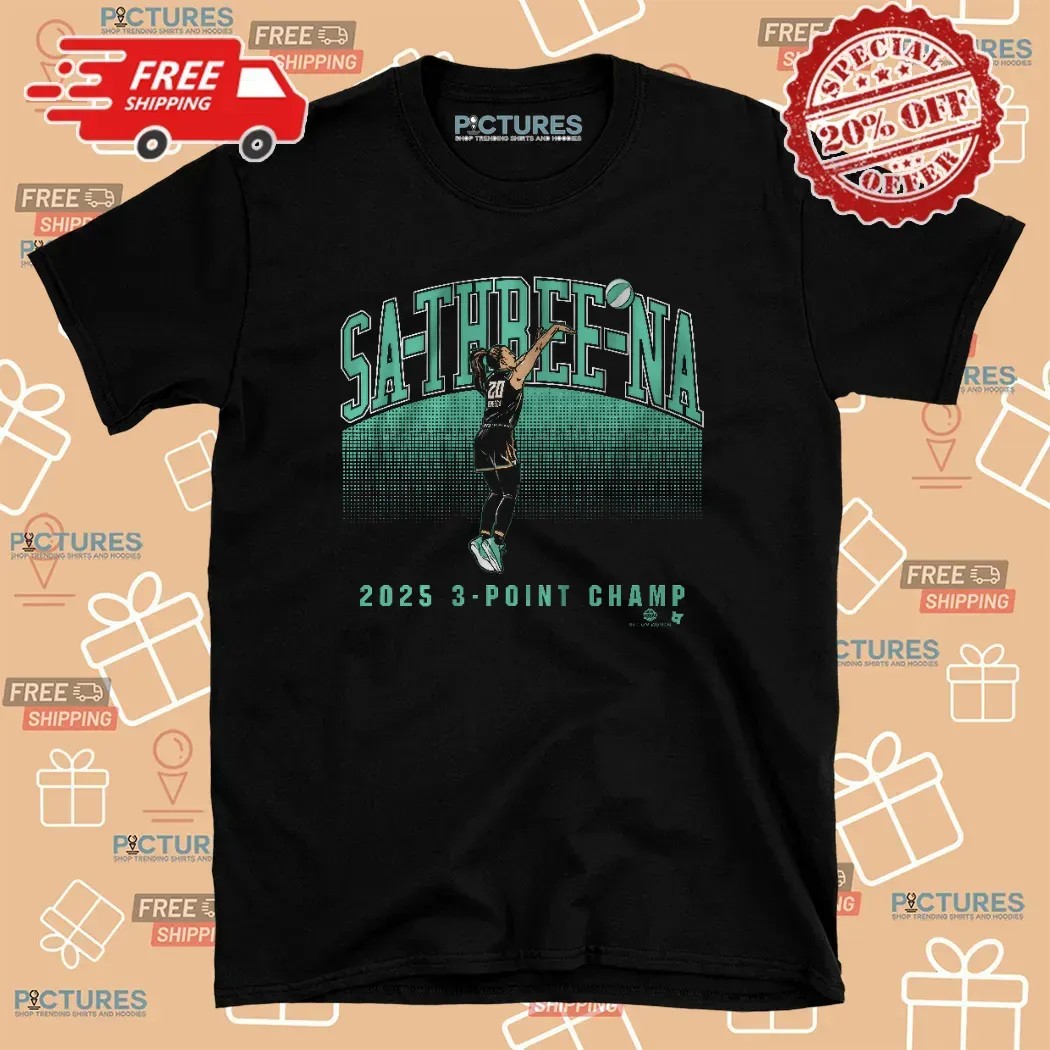 Sabrina Ionescu 2025 Sa-Three-Na 3-Point Champ T Shirt