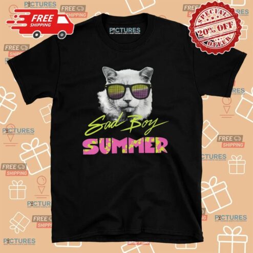 Sad Boy Summer Cool Meme Cat T Shirt