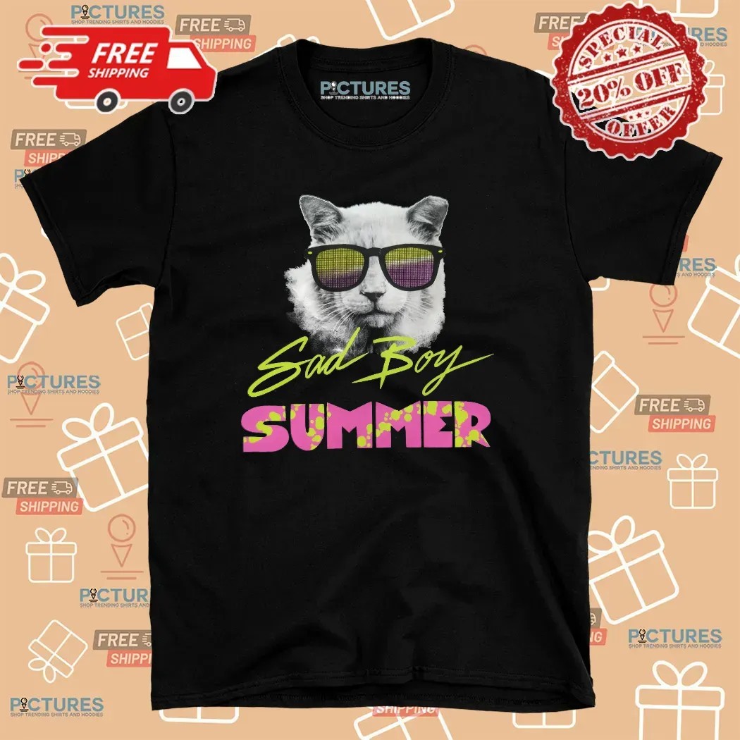 Sad Boy Summer Cool Meme Cat T Shirt