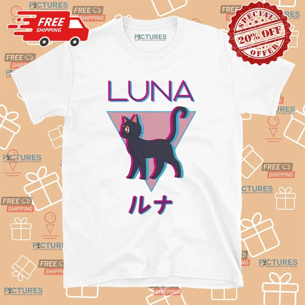 Sailor Moon 3D Luna Cat T Shirt