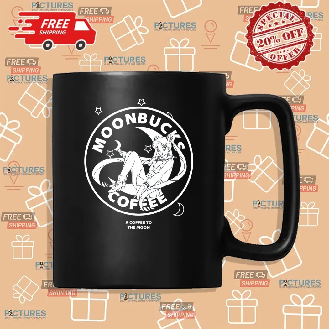 Sailor Moon Moonbucks A Coffee To The Moon T Shirt