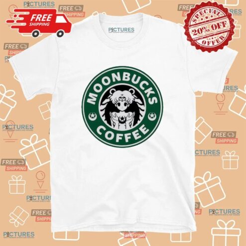 Sailor Moon Moonbucks Coffee Starbucks Parody T Shirt