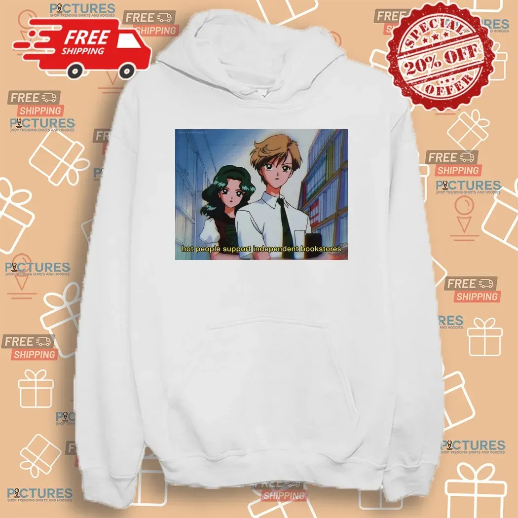 Sailor Uranus And Sailor Neptune Hot People Support Independent Bookstores T Shirt