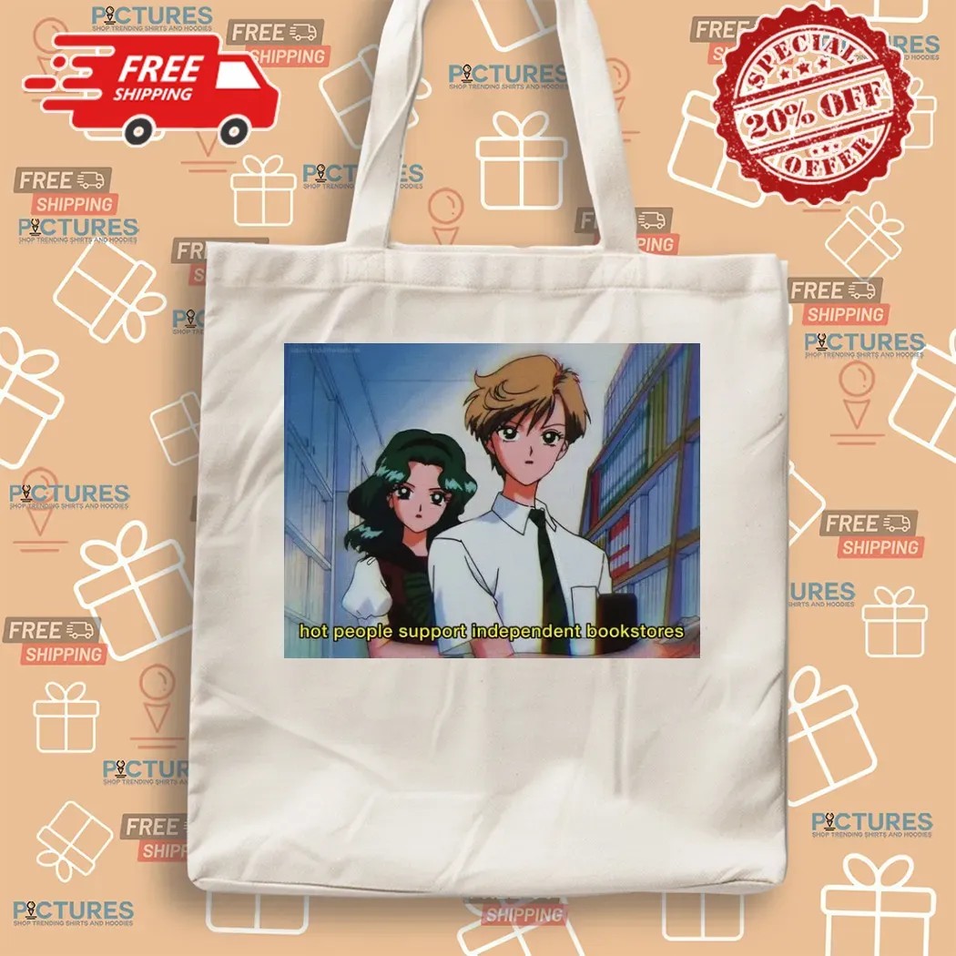 Sailor Uranus And Sailor Neptune Hot People Support Independent Bookstores T Shirt