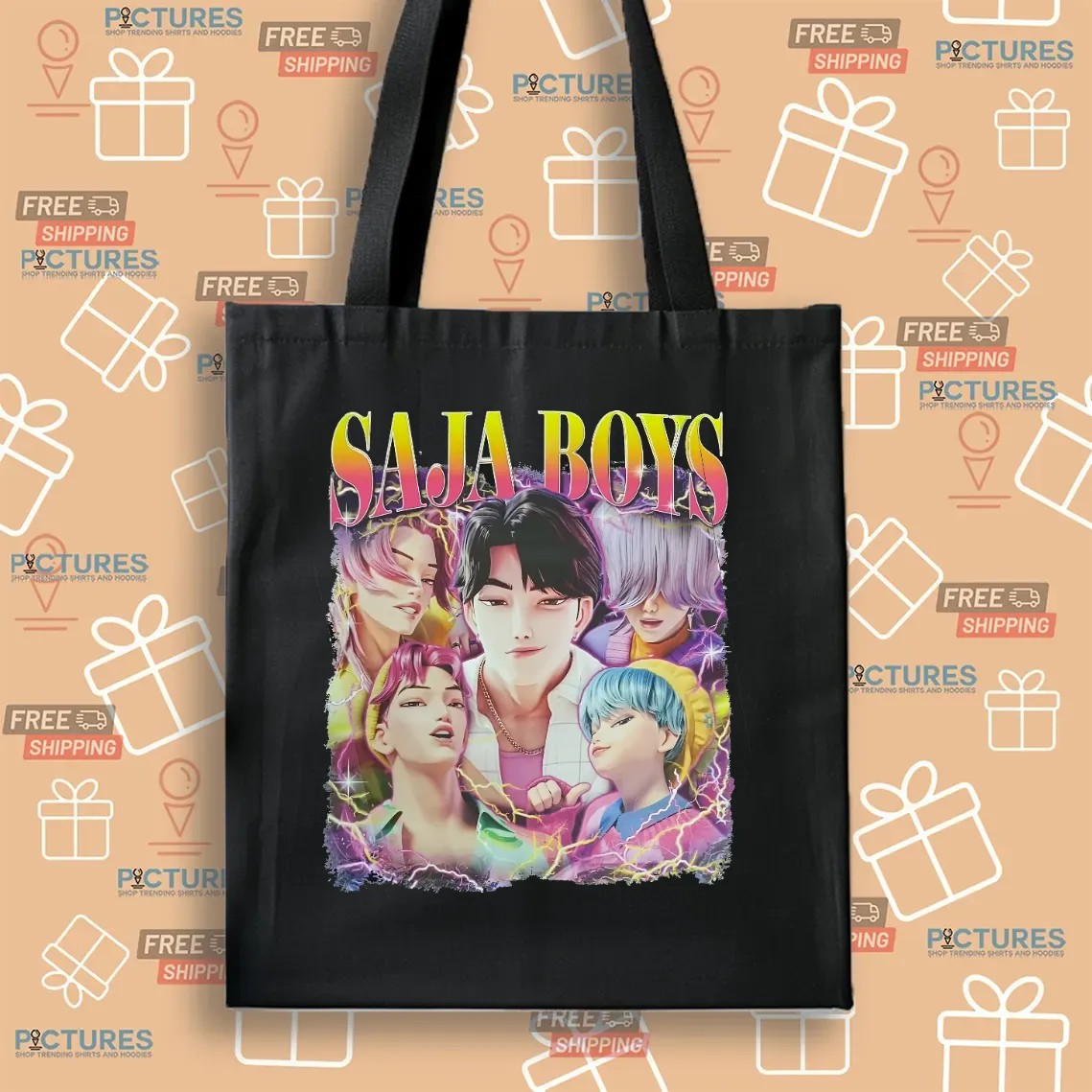 Saja Boys KPop Demon Hunters Vintage Bootleg T Shirt