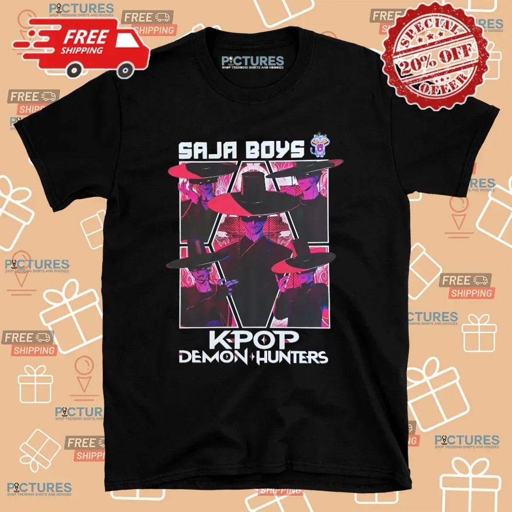 Saja Boys in Korean Hanbok Kpop Demon Hunters T Shirt