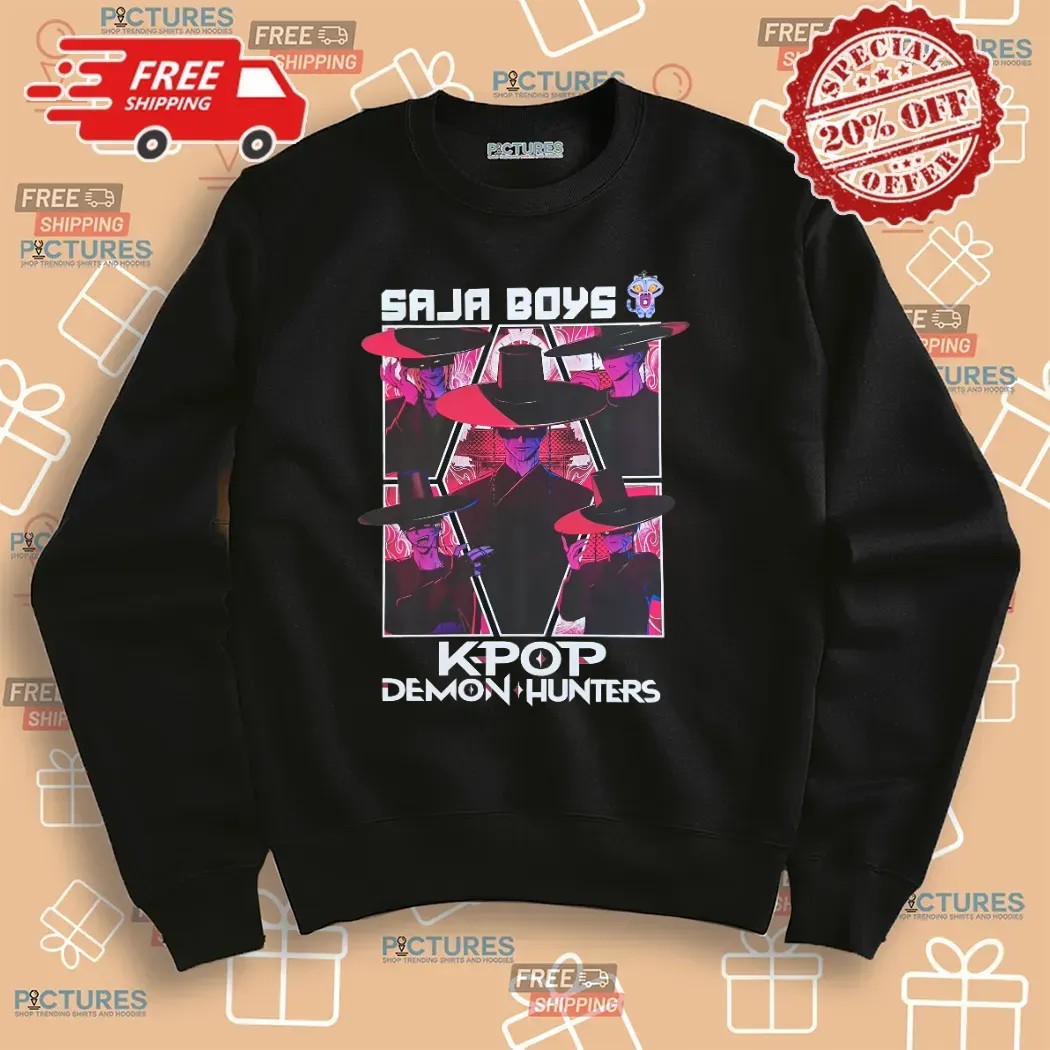 Saja Boys in Korean Hanbok Kpop Demon Hunters T Shirt