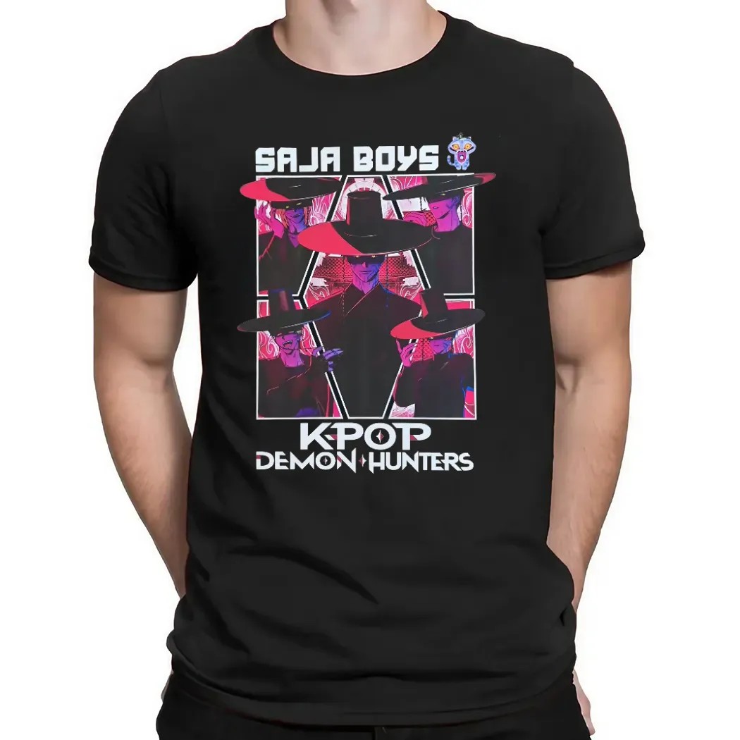 Saja Boys in Korean Hanbok Kpop Demon Hunters T Shirt