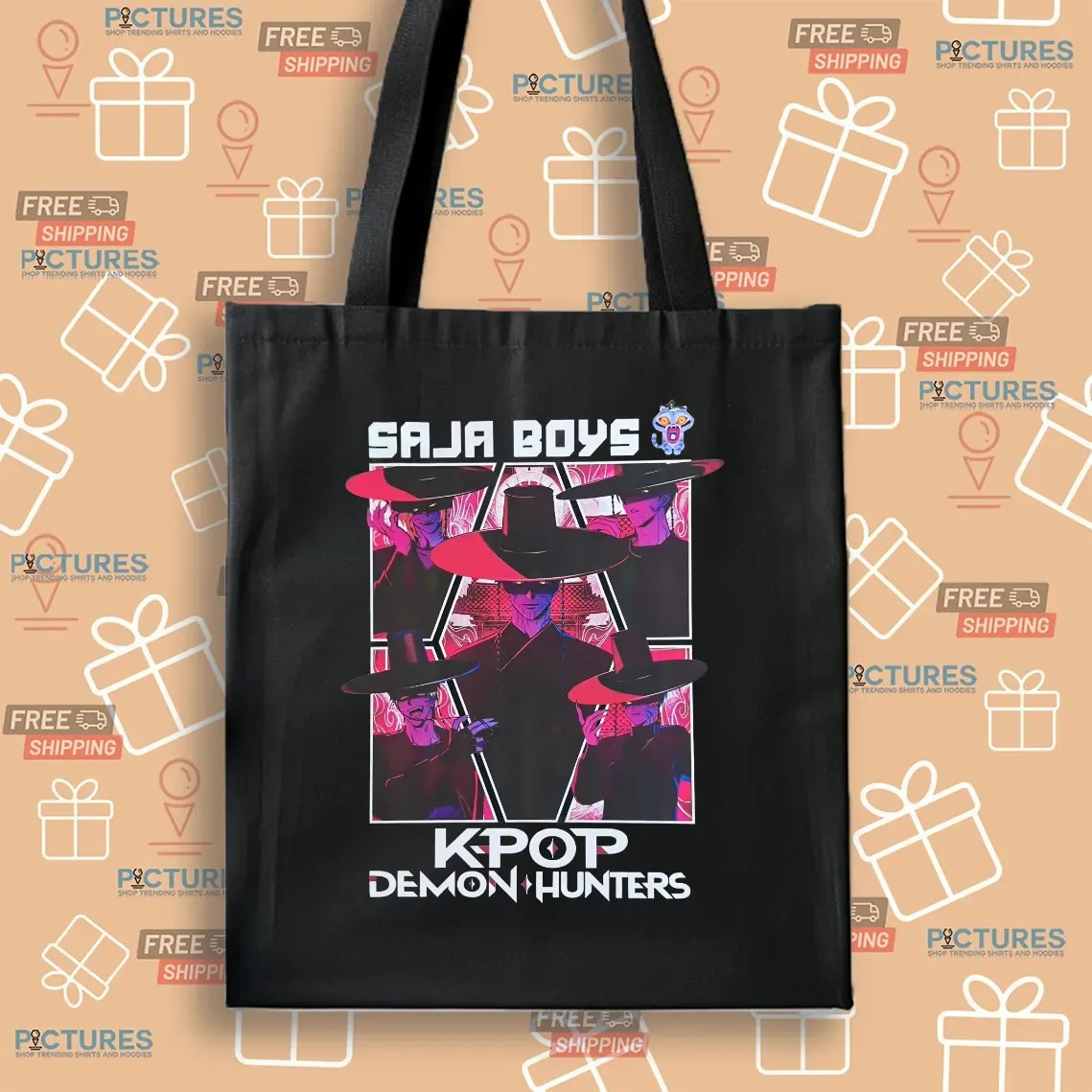 Saja Boys in Korean Hanbok Kpop Demon Hunters T Shirt