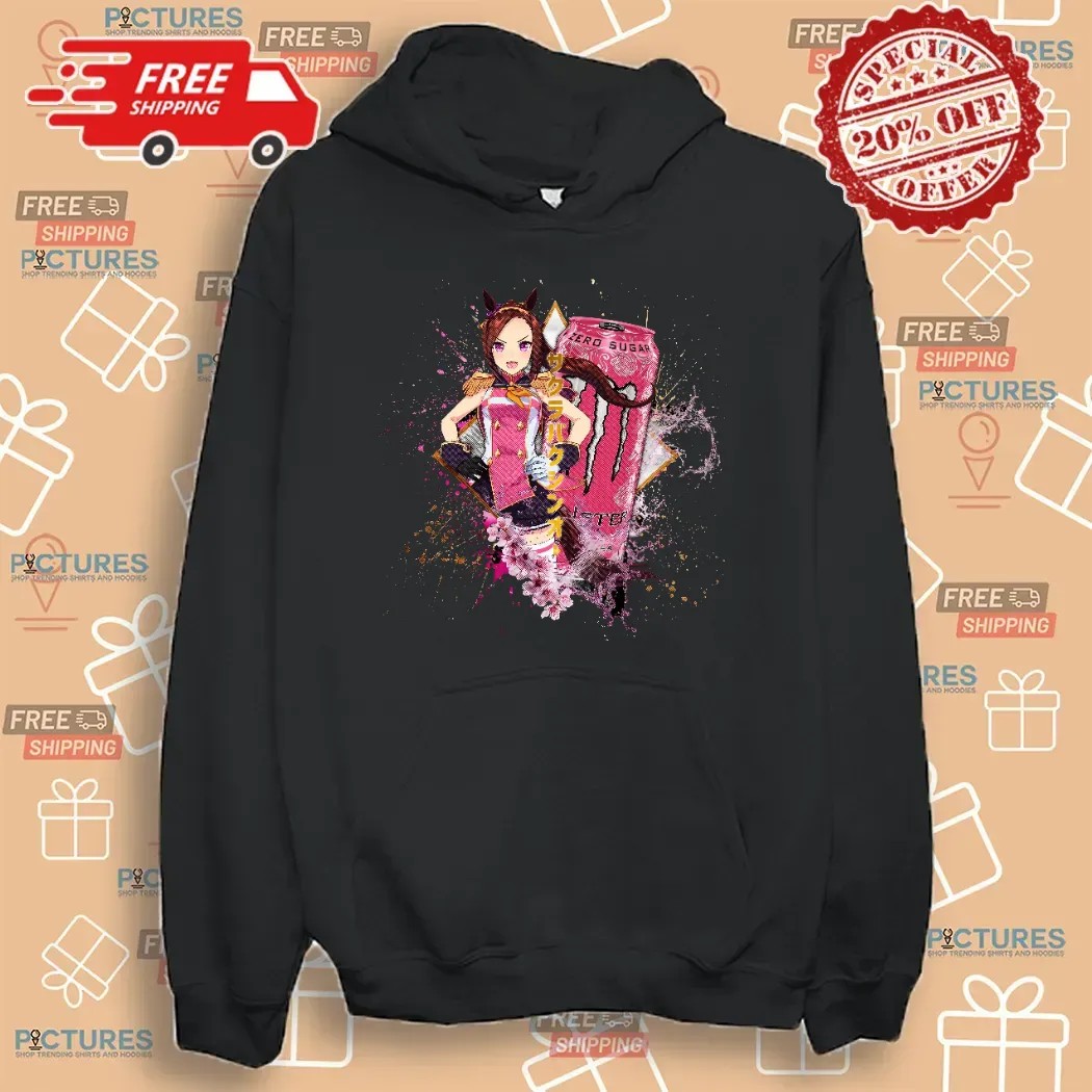 Sakura Bakushin O Uma Musume Pretty Derby Monster Energy Zero Sugar Anime T Shirt