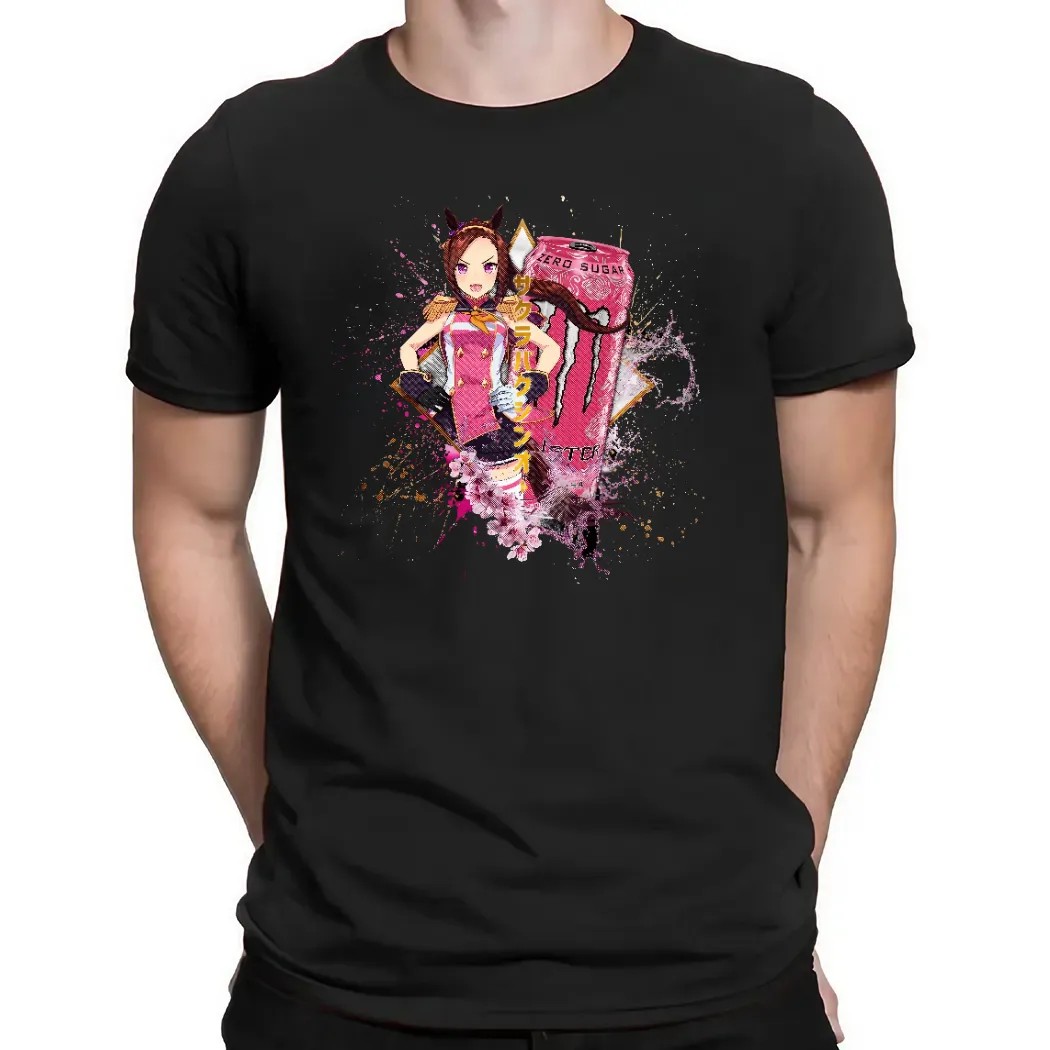 Sakura Bakushin O Uma Musume Pretty Derby Monster Energy Zero Sugar Anime T Shirt