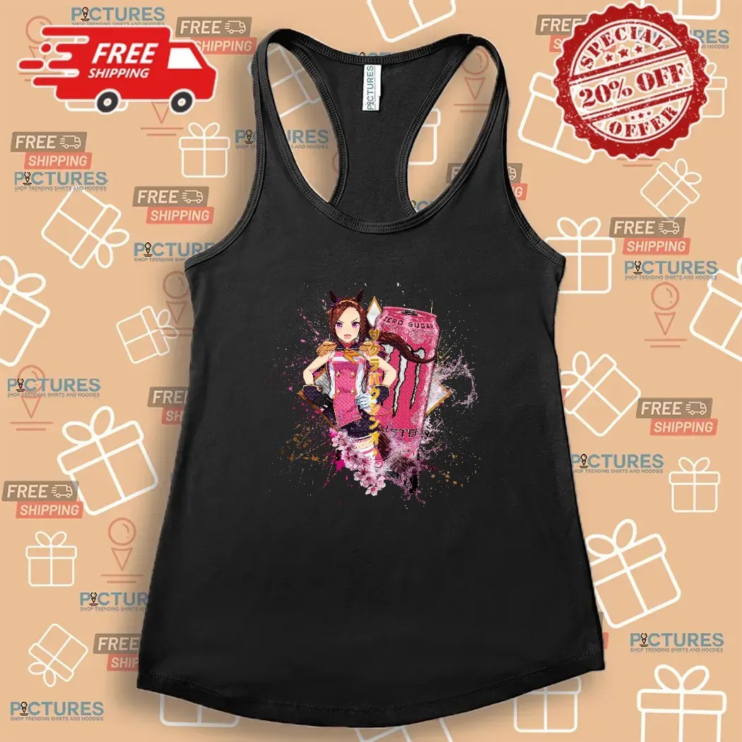 Sakura Bakushin O Uma Musume Pretty Derby Monster Energy Zero Sugar Anime T Shirt