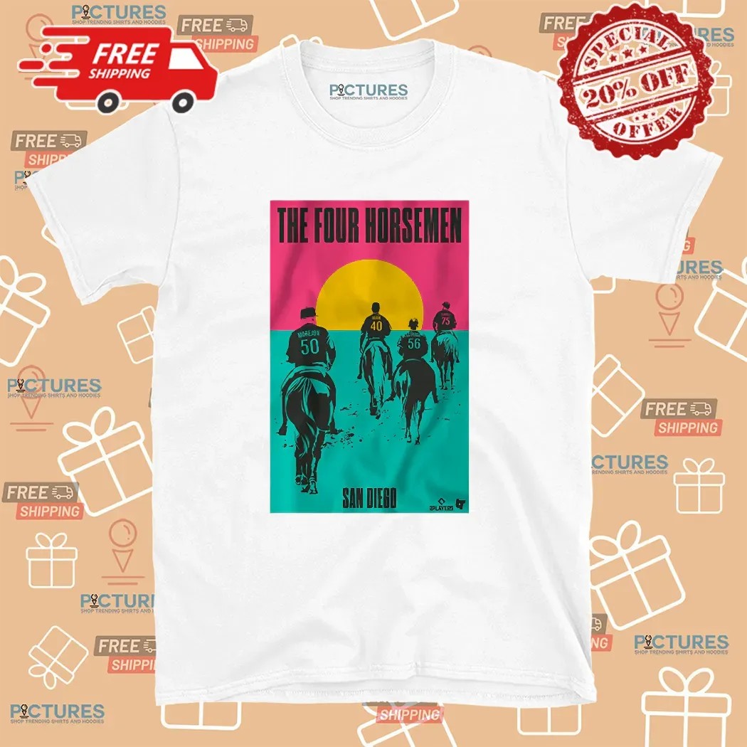 San Diego Adrian Morejon Jason Adam Jeremiah Estrada Robert Suarez The Four Horsemen T Shirt