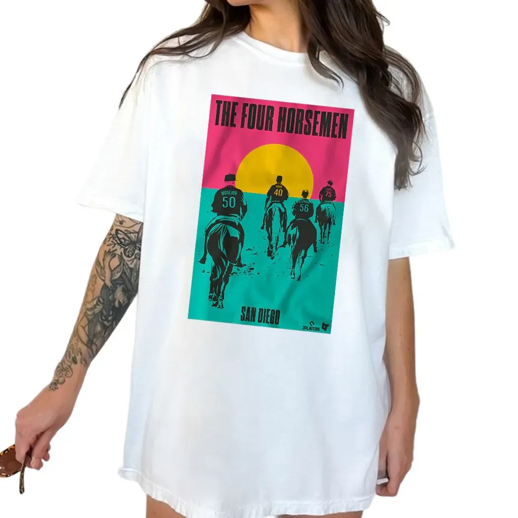 San Diego Adrian Morejon Jason Adam Jeremiah Estrada Robert Suarez The Four Horsemen T Shirt