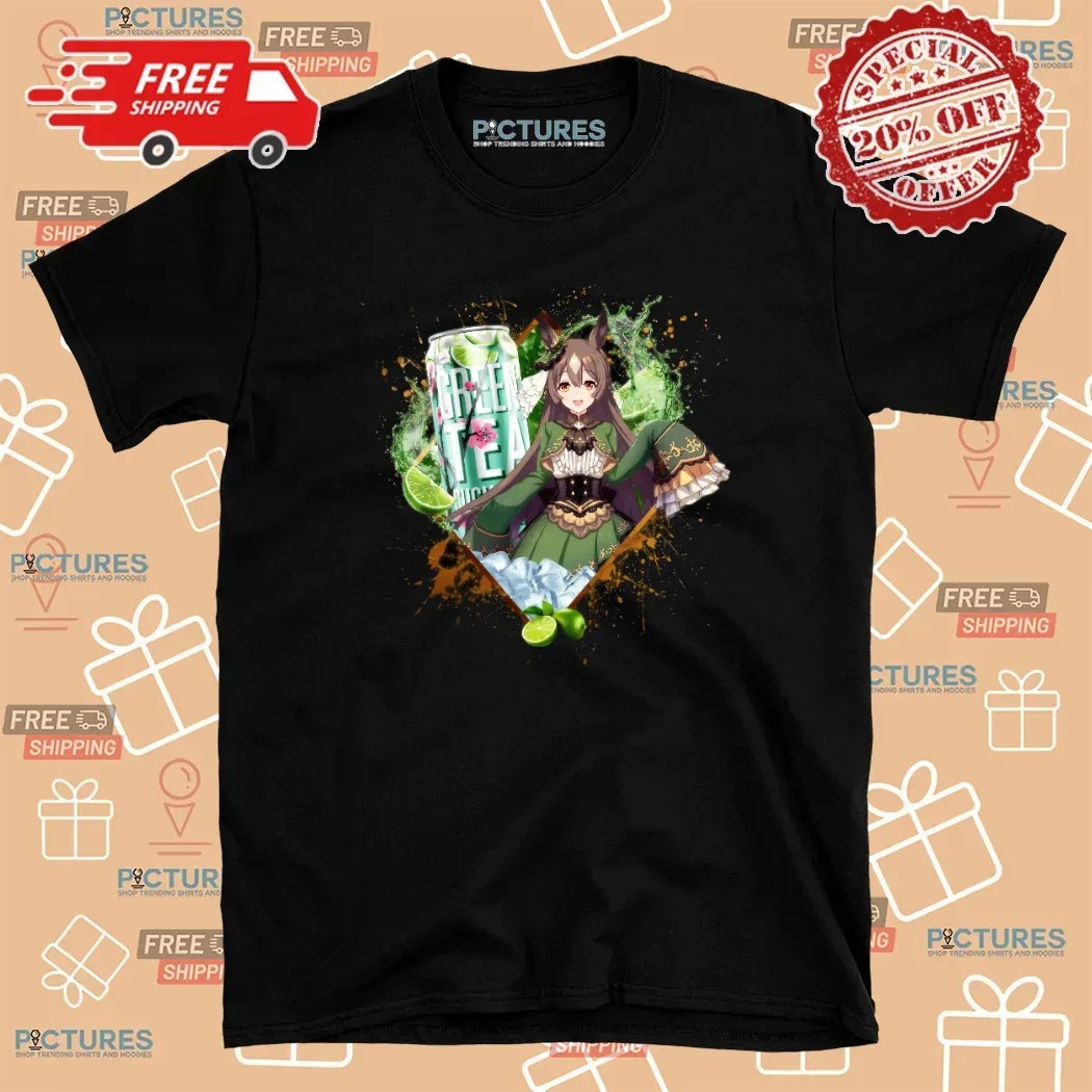 Satono Diamond Uma Musume Pretty Derby Arizona Green Tea Cucumber T Shirt