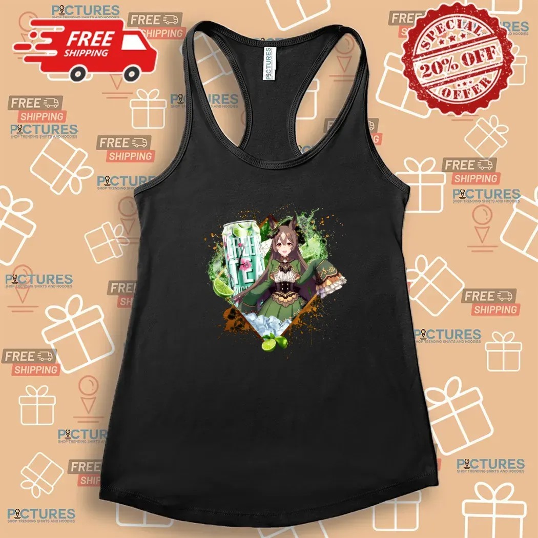 Satono Diamond Uma Musume Pretty Derby Arizona Green Tea Cucumber T Shirt