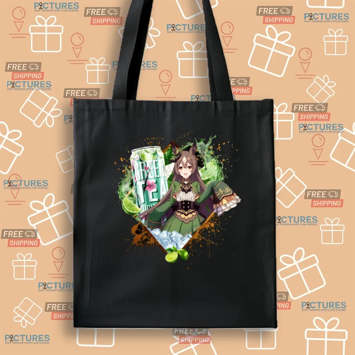 Satono Diamond Uma Musume Pretty Derby Arizona Green Tea Cucumber T Shirt