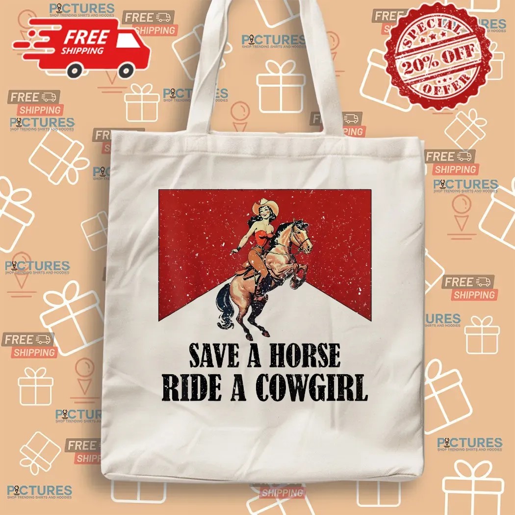 Save A Horse Ride A Cowgirl Western Rodeo Lesbian Lgbt Pride T Shirt