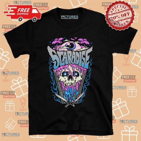 Scaradise Skull Horror T Shirt
