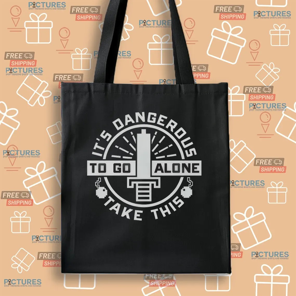 Scott Cawthon Wearing It's Dangerous To Go Alone Take This T Shirt