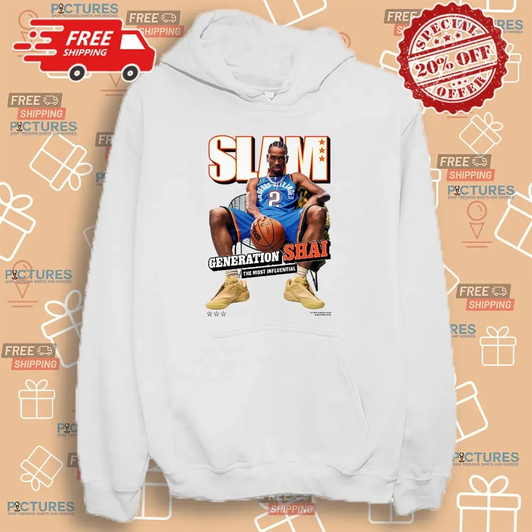 Shai Gilgeous-Alexander Oklahoma City Thunder Generation Shai The Most Influential SLAM Cover T Shirt