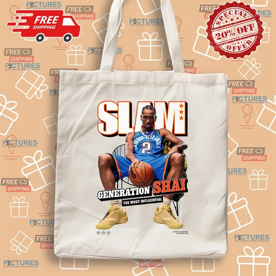 Shai Gilgeous-Alexander Oklahoma City Thunder Generation Shai The Most Influential SLAM Cover T Shirt