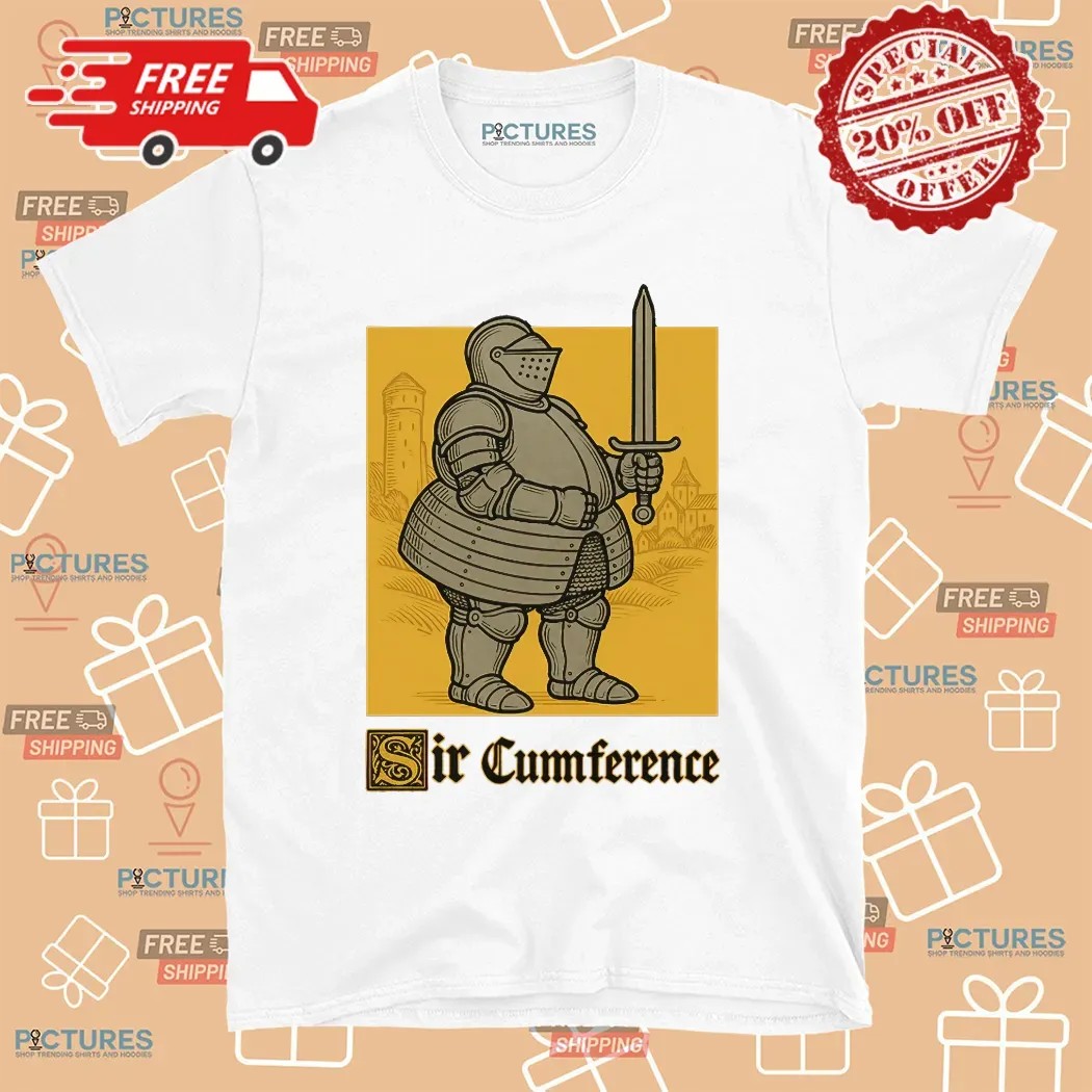 Sir Cumference Fat Knight Sword T Shirt