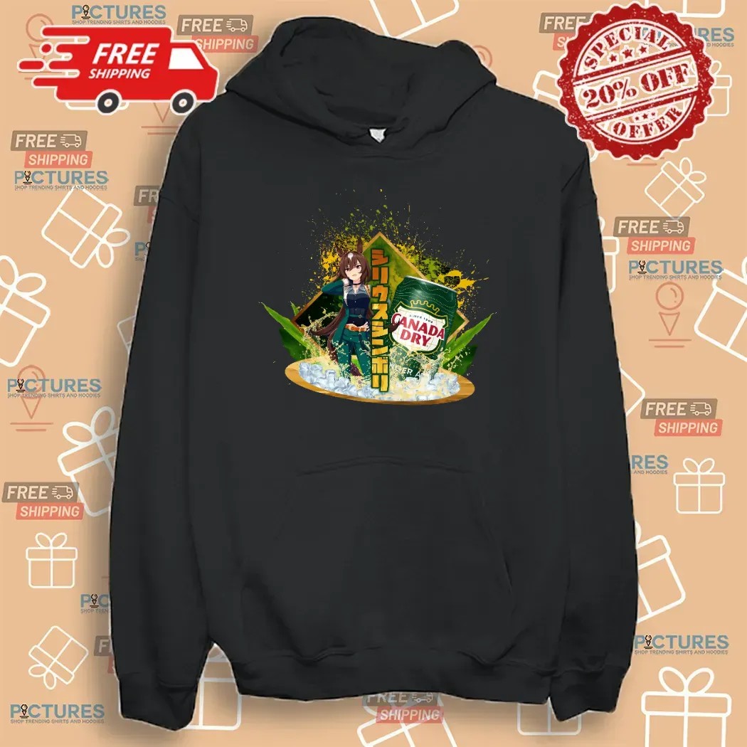 Sirius Symboli Uma Musume Pretty Derby Canada Dry Drink Anime T Shirt