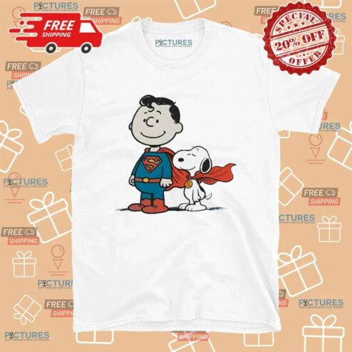 Snoopy And Charlie Brown Superpeanuts Meme T Shirt