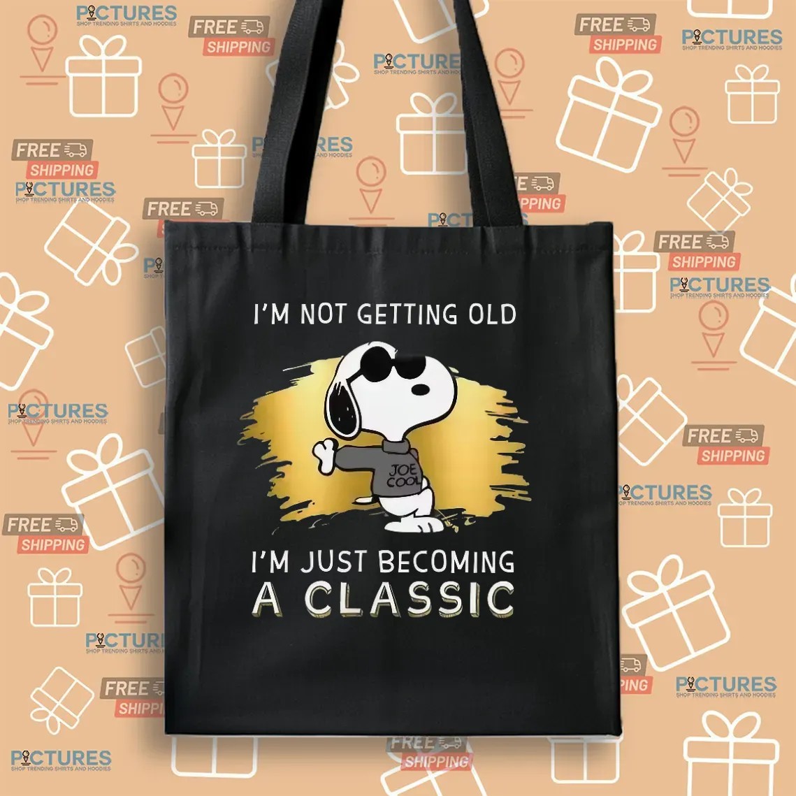 Snoopy Cool I'm Not Getting Old I'm Just Becoming A Classic T Shirt