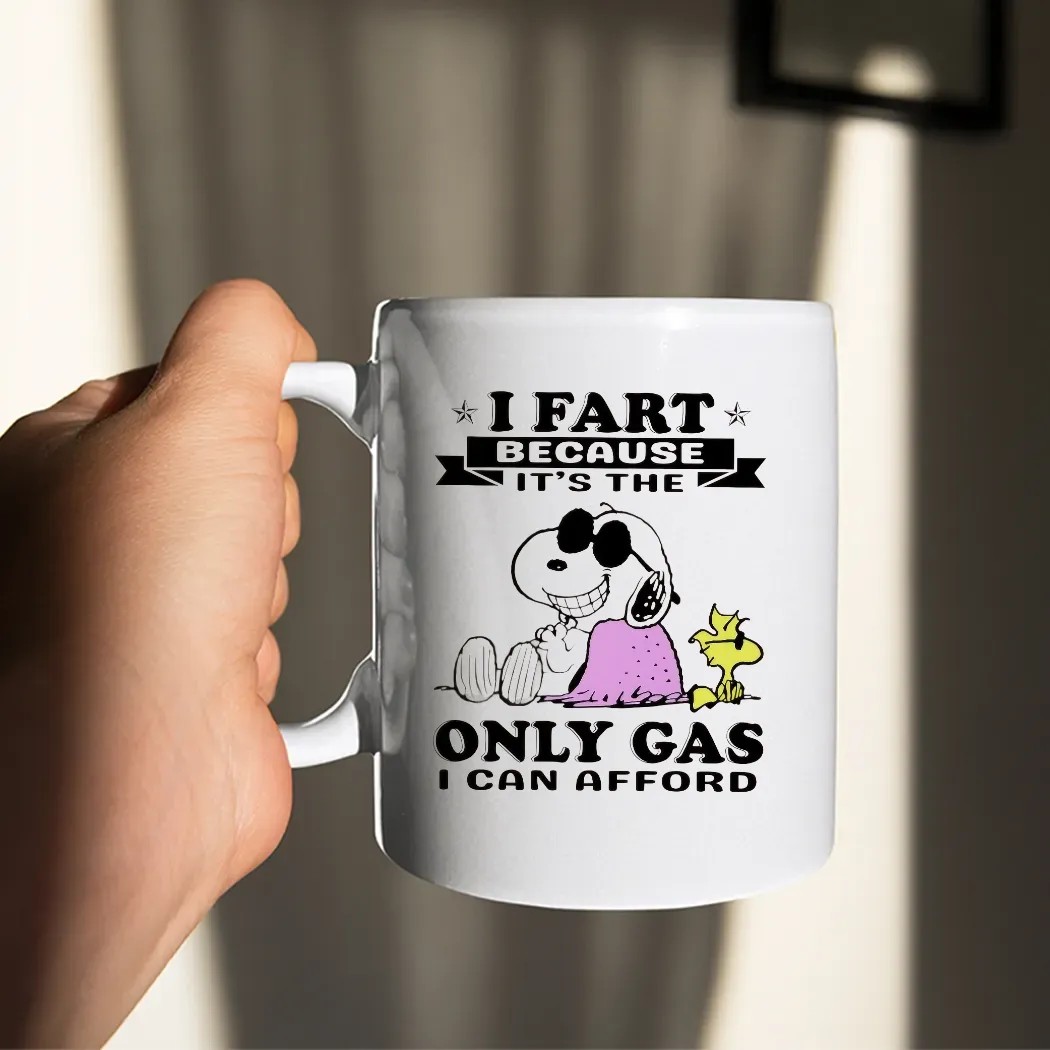 Snoopy I Fart Because It’s The Only Gas I Can Afford Meme T Shirt