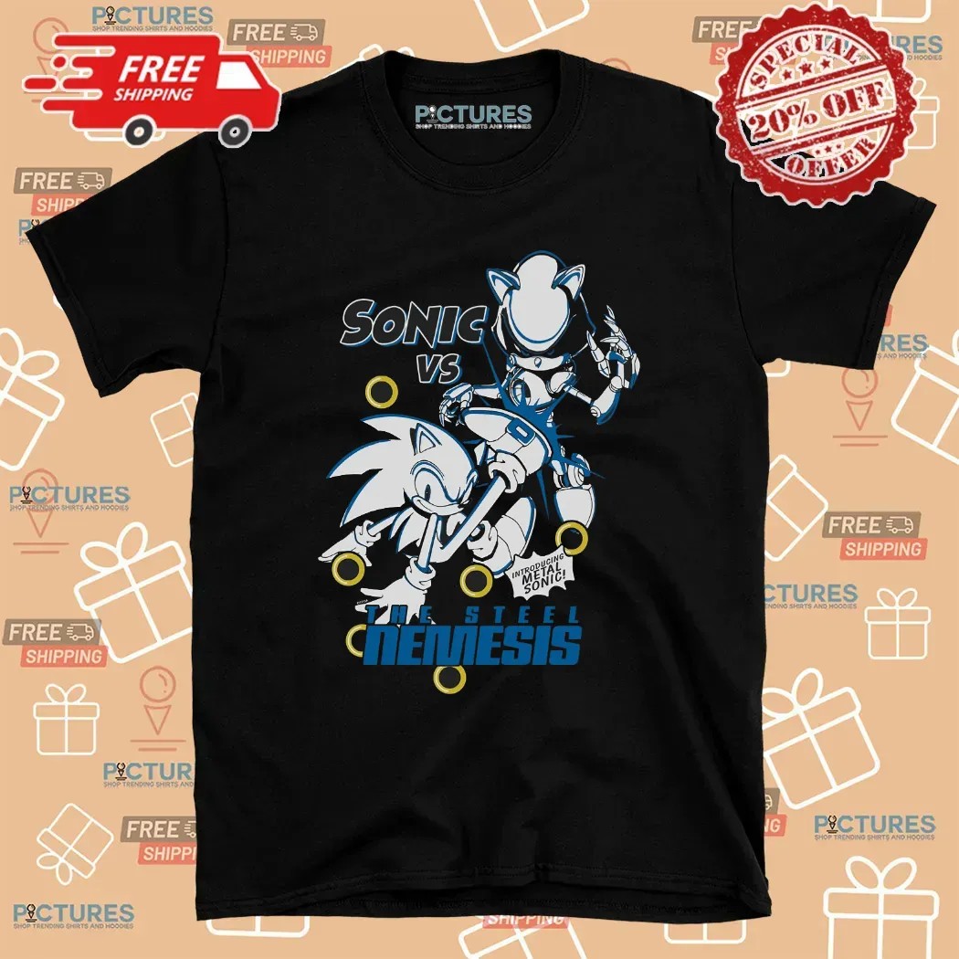 Sonic The Hedgehog Introducing Metal Sonic The Steel Nemesis T Shirt