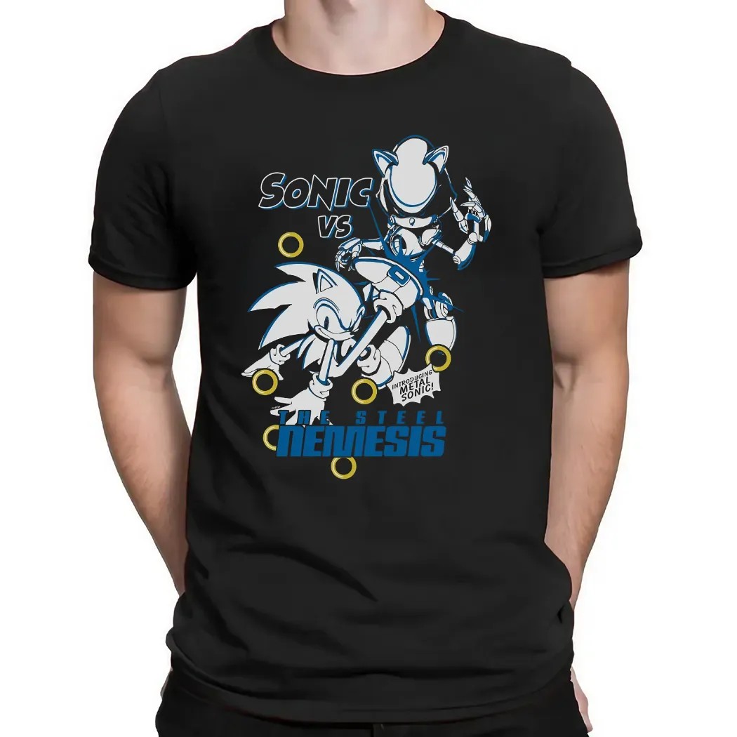 Sonic The Hedgehog Introducing Metal Sonic The Steel Nemesis T Shirt
