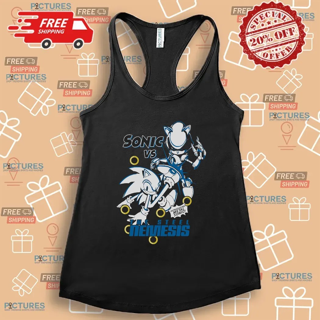 Sonic The Hedgehog Introducing Metal Sonic The Steel Nemesis T Shirt