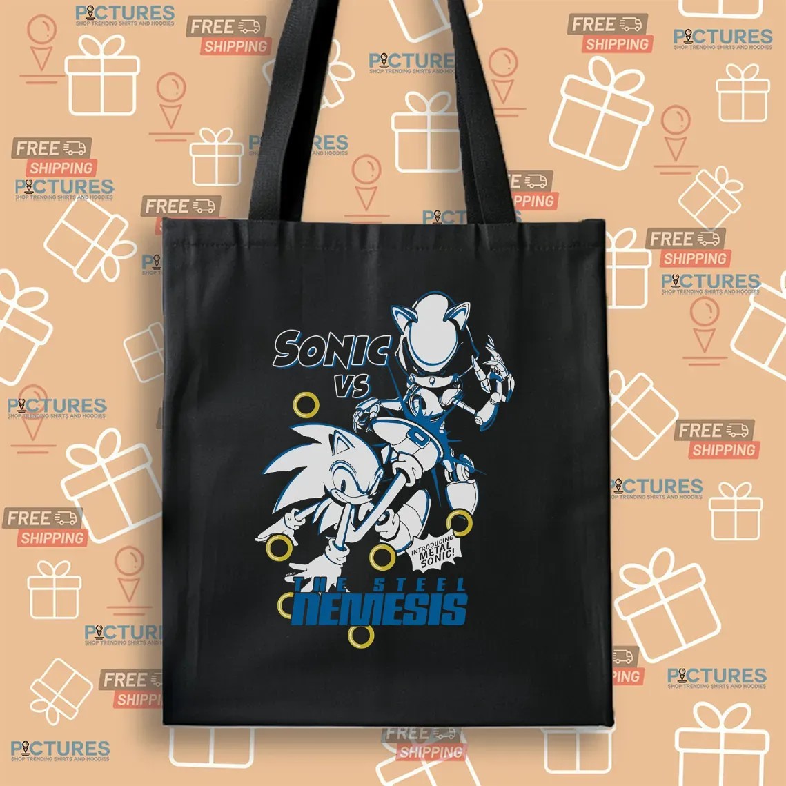 Sonic The Hedgehog Introducing Metal Sonic The Steel Nemesis T Shirt