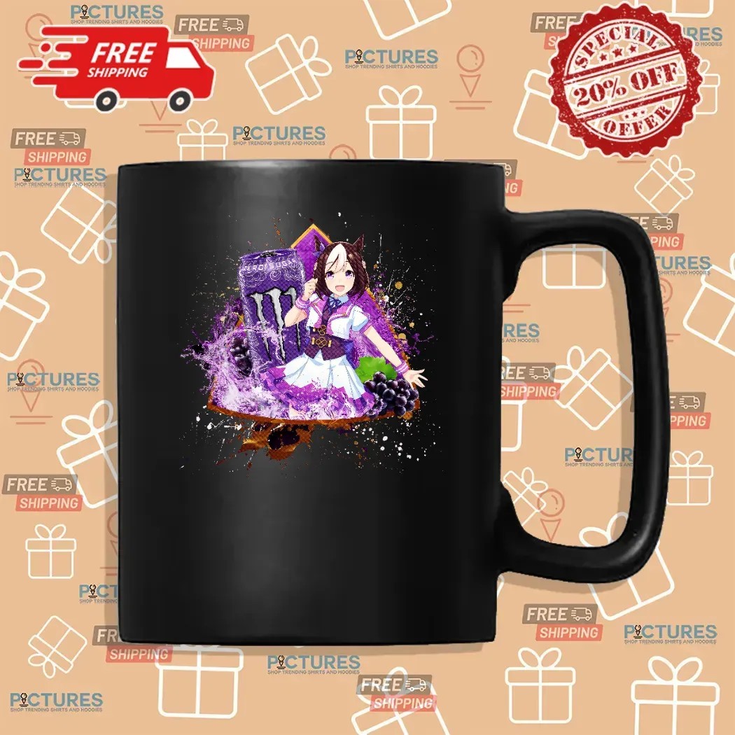 Special Week Uma Musume Pretty Derby Monster Energy Ultra Violet Energy Drink Anime T Shirt Special Week Uma Musume Pretty Derby Monster Energy Ultra Violet Energy Drink Anime T Shirt