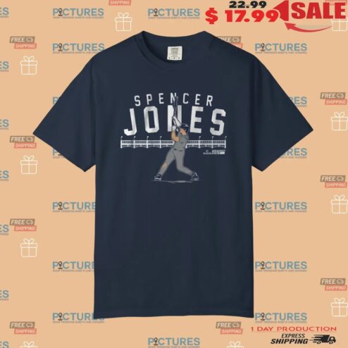 Spencer Jones New York Yankees Slugger Swing T Shirt